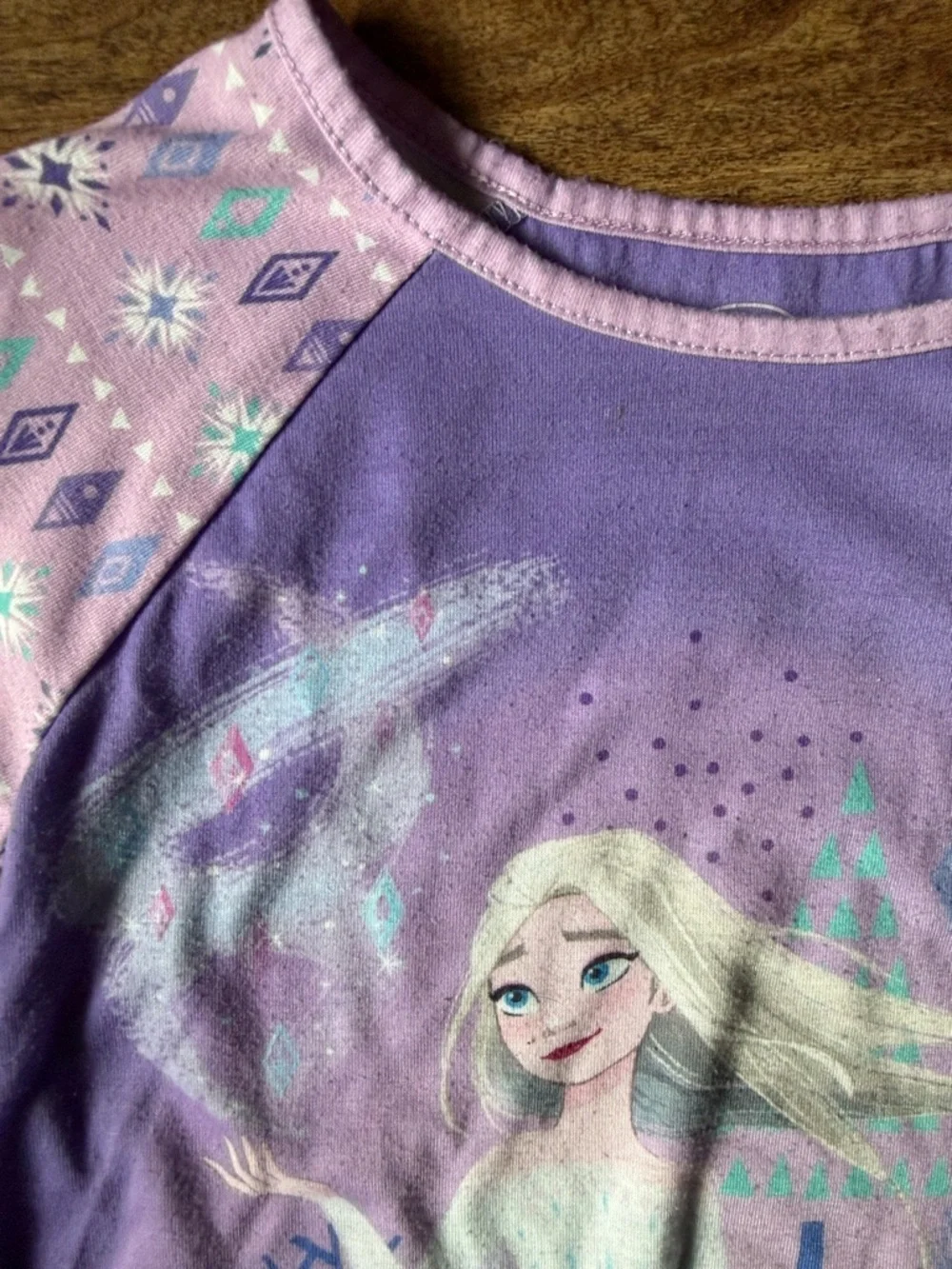 Disney Purple and Light Purple Girls' Sleep Nightgown size 5/6 - Picture 3 of 4